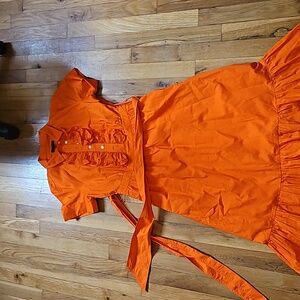 🔴 Donating  7-1 NWOT J Crew Tall Maxi  Dress in Cotton Poplin size 2